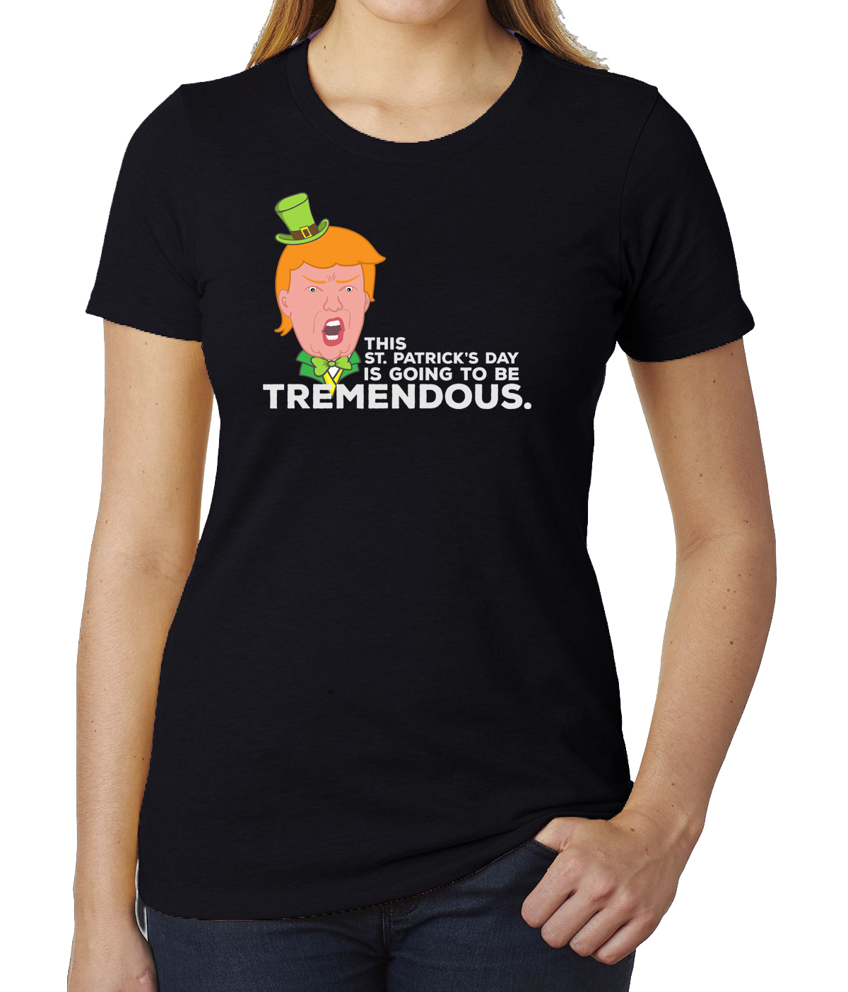 Funny Trump T-shirts, St Patrick's Day Donald Trump Leprechaun